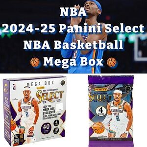 🏀 NBA - 2024-25 Panini Select Basketball Mega Box (EARLY RELEASE!!) - NEW 🏀